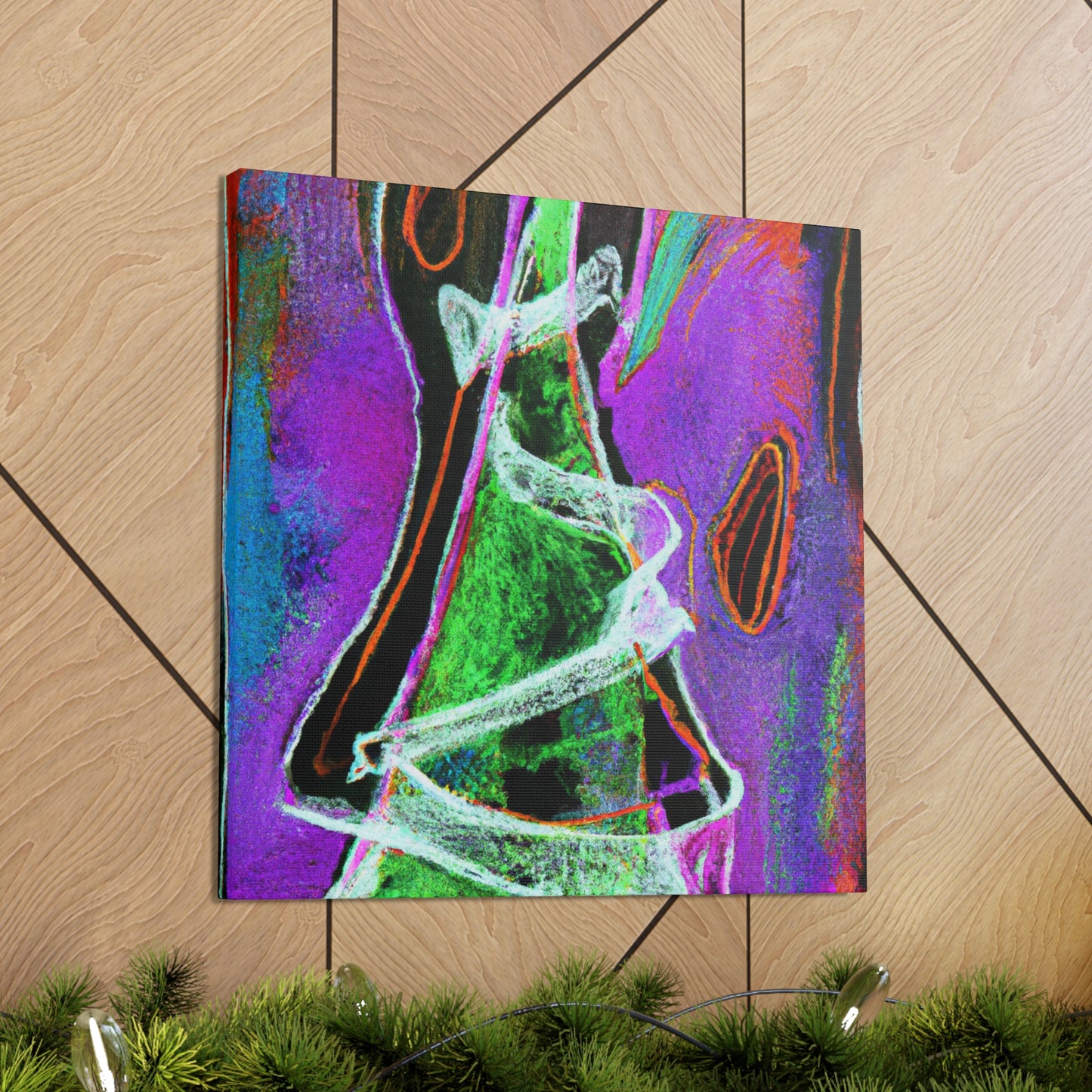 "Surreal Christmas Treefest" - Canvas