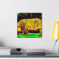 Warthog in Abstract. - Canvas