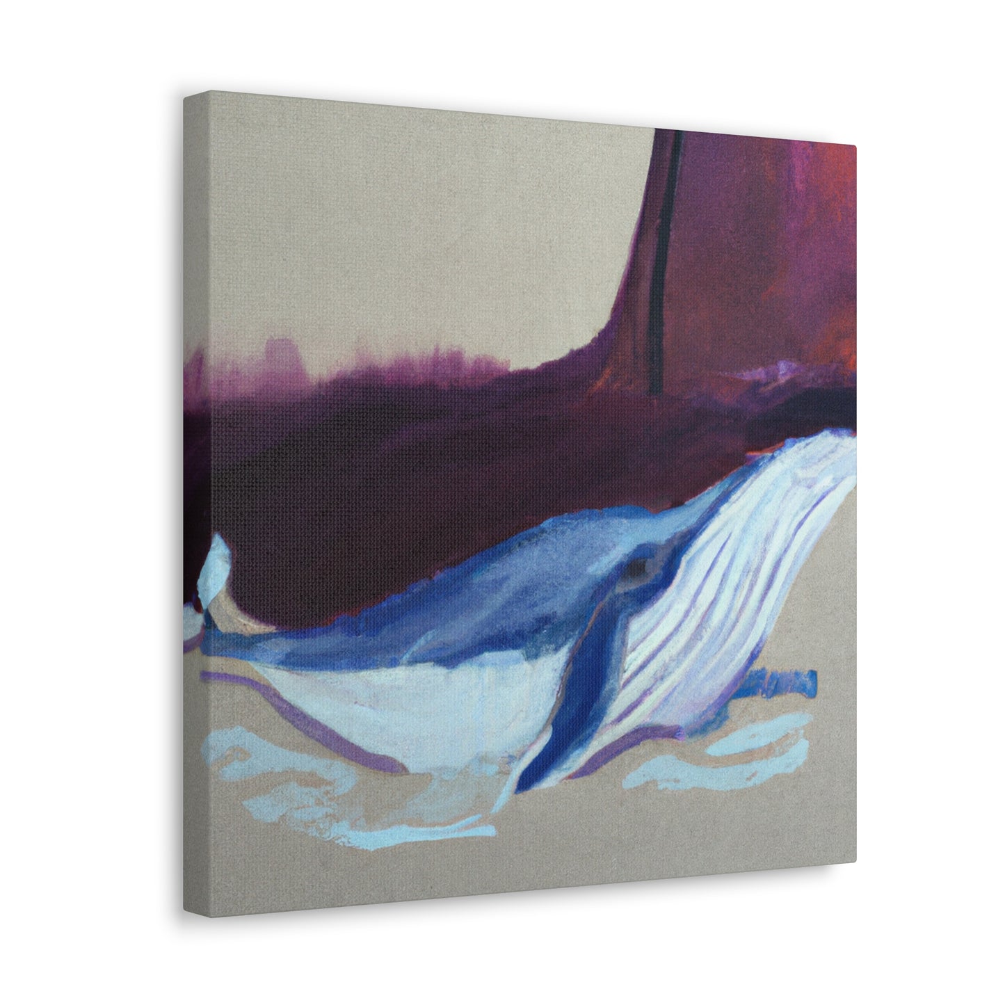 Whale in the Shallows - Canvas