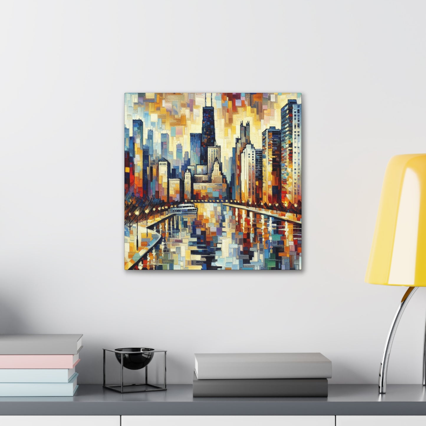 City of Steel Mirage - Canvas