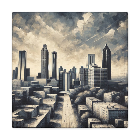 "Vibrant Atlanta Mural" - Canvas