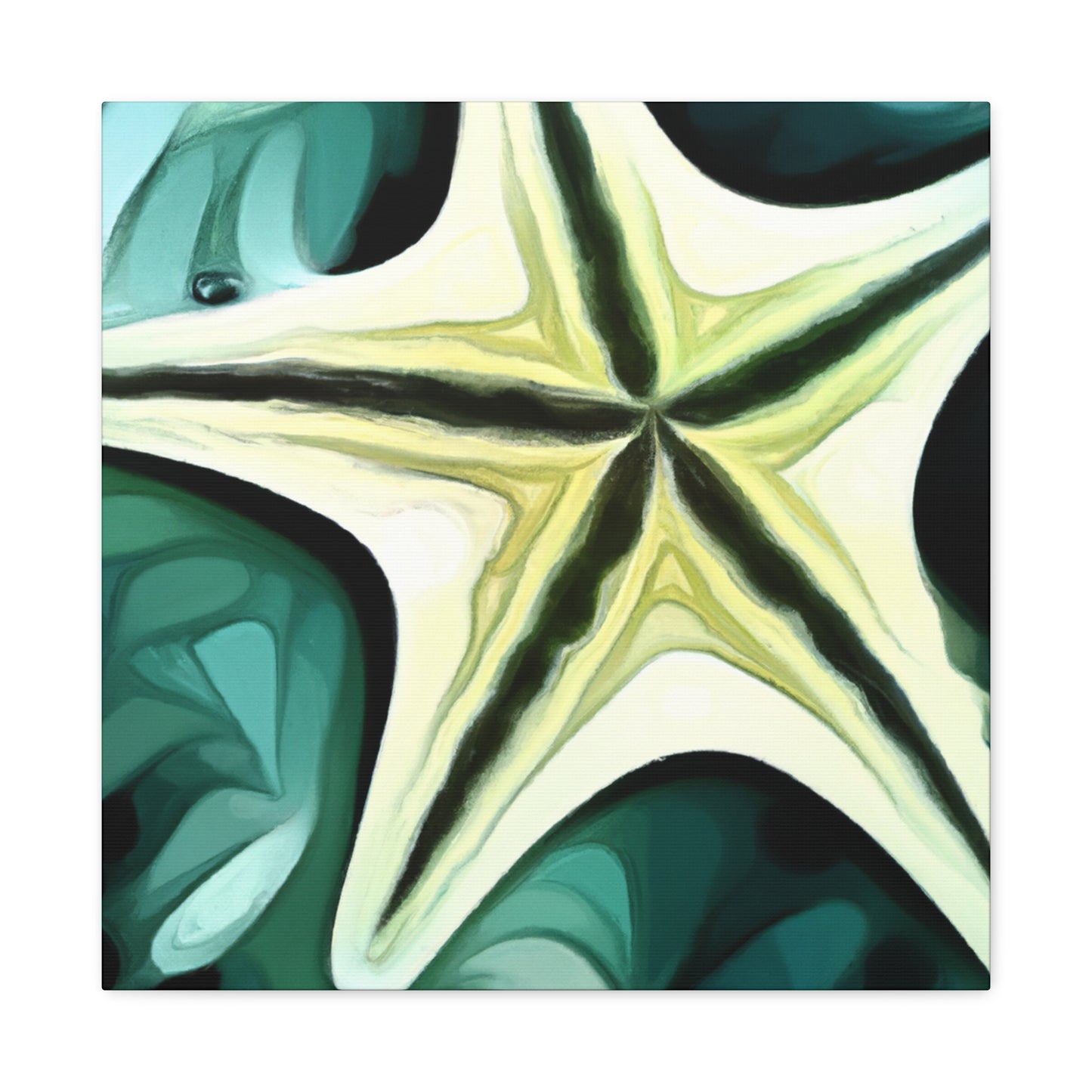 "Starfish Sparkles Aloft" - Canvas