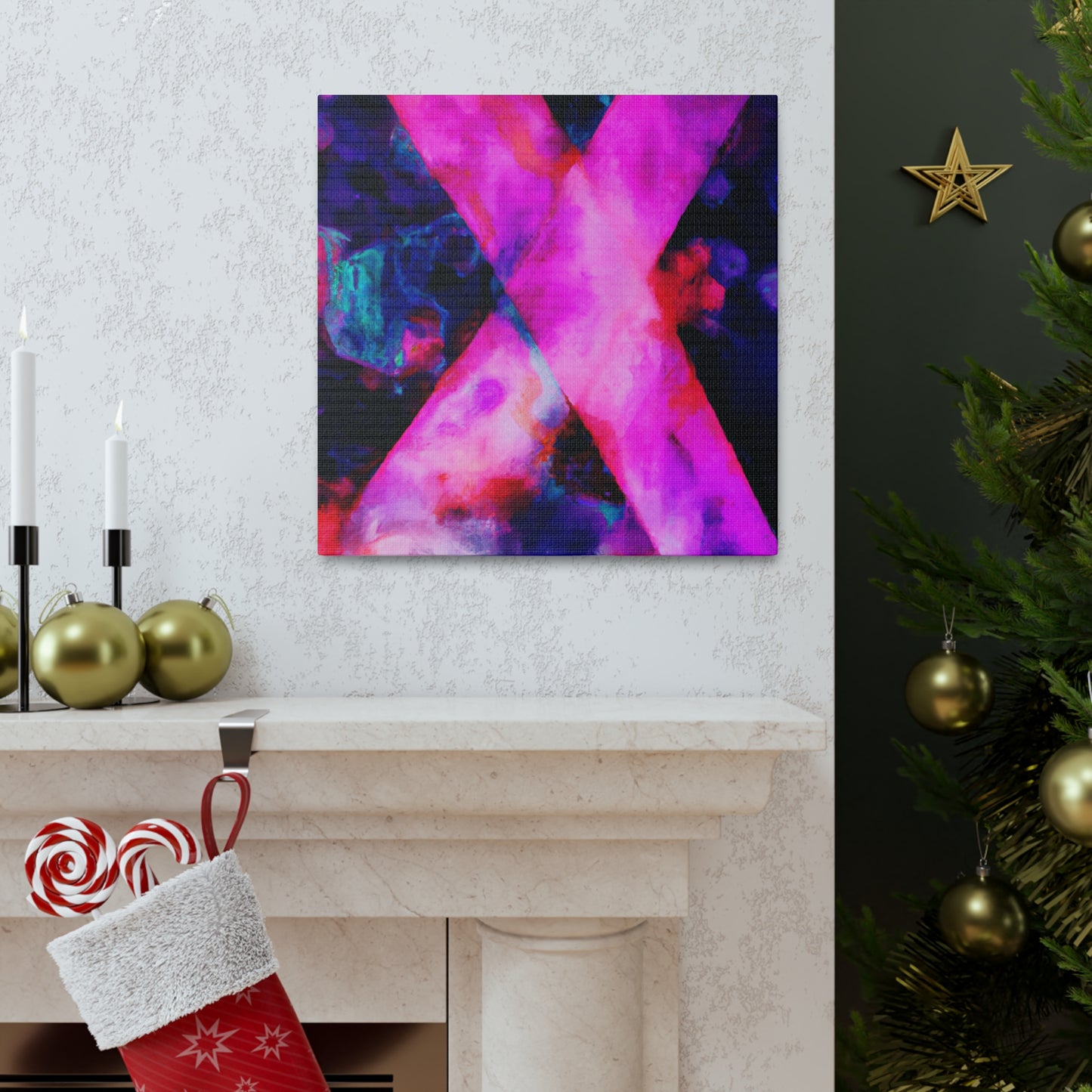 "X in Abstraction Form" - Canvas