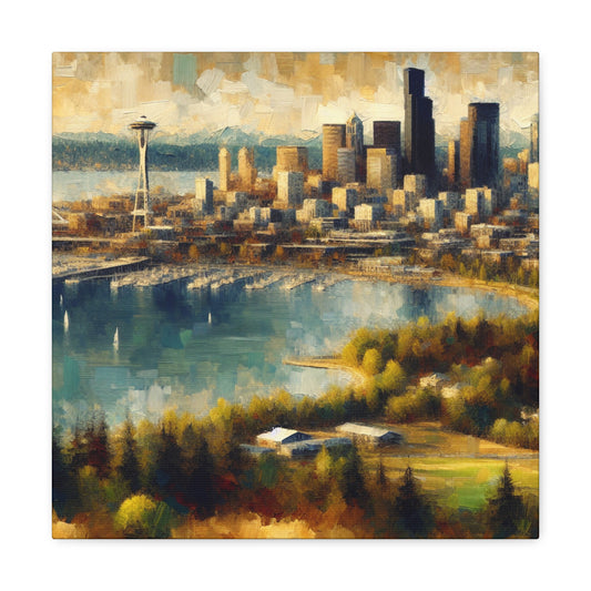 Enchanting Emerald City Impressions - Canvas