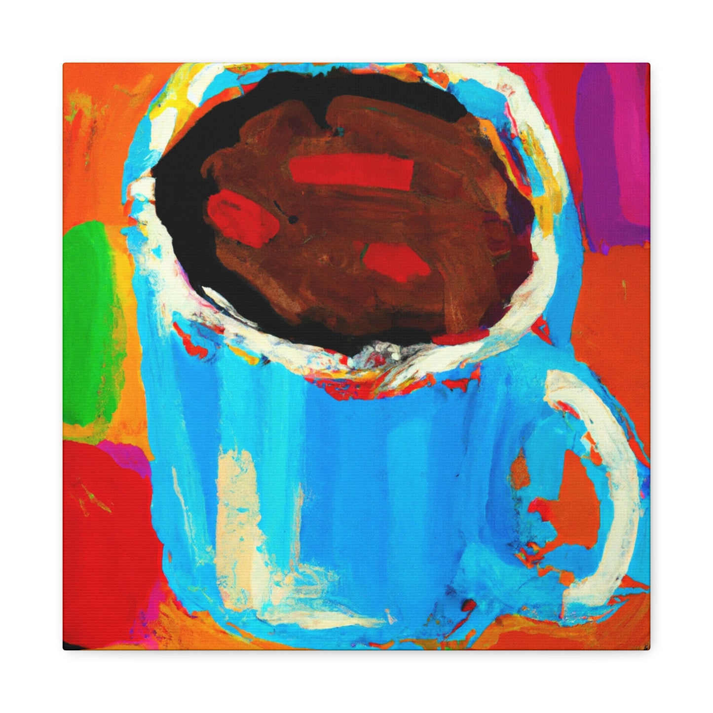 Cup of Coffee Joy - Canvas