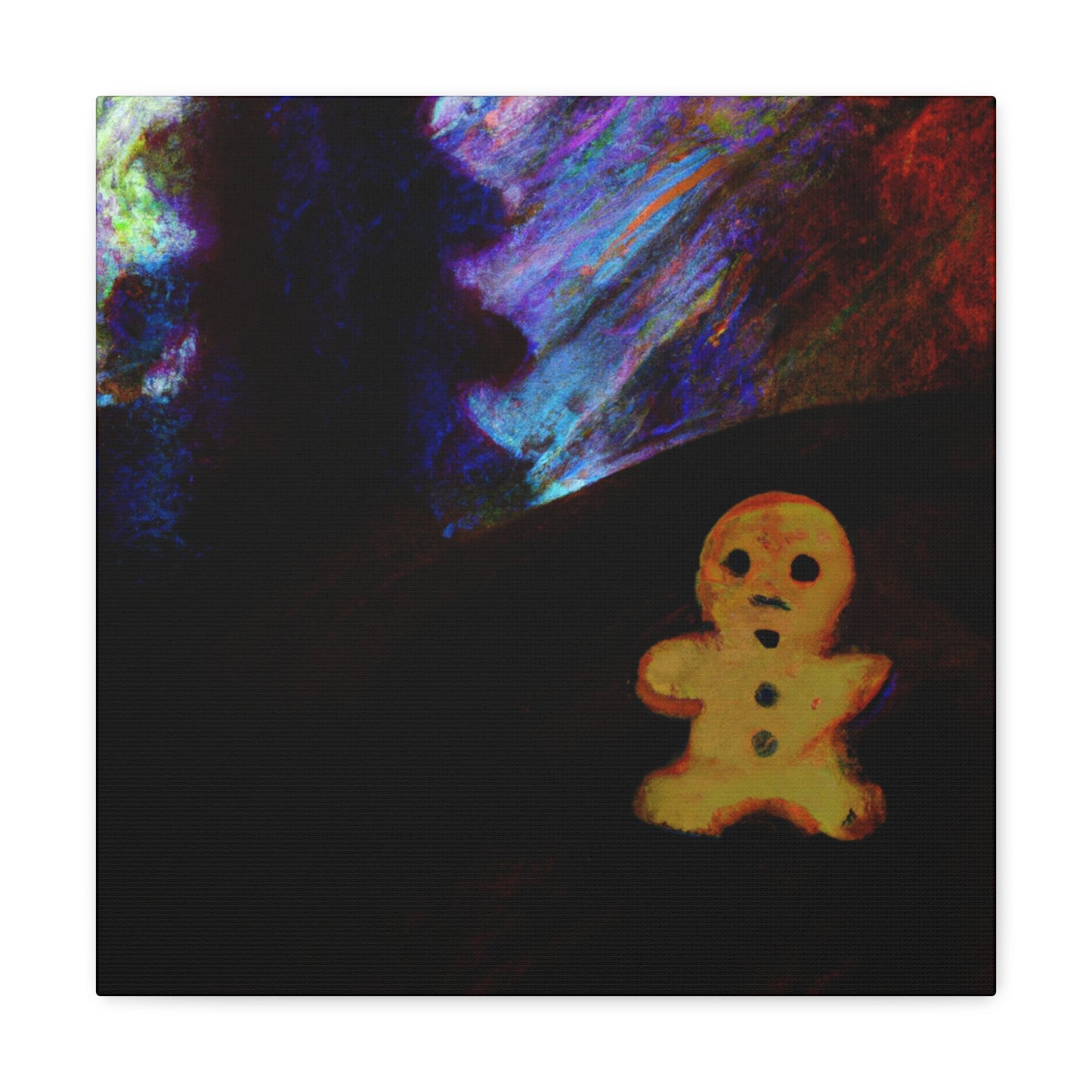 Gingerbread Man Idyll - Canvas