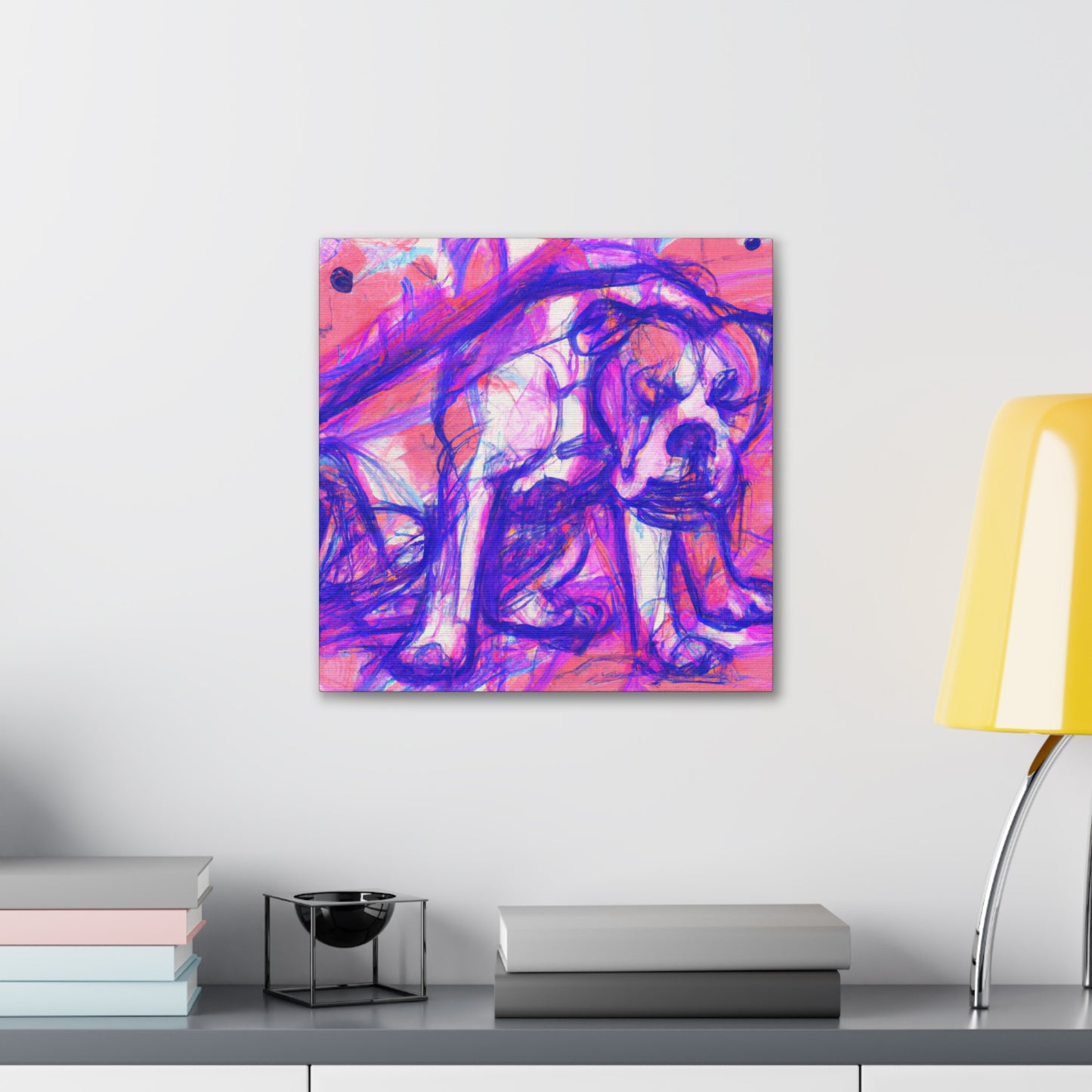 "American Bulldog Triumphant" - Canvas