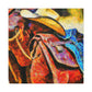 Saddle Bags Impressionism - Canvas