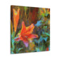 Lilies in Impressionism - Canvas