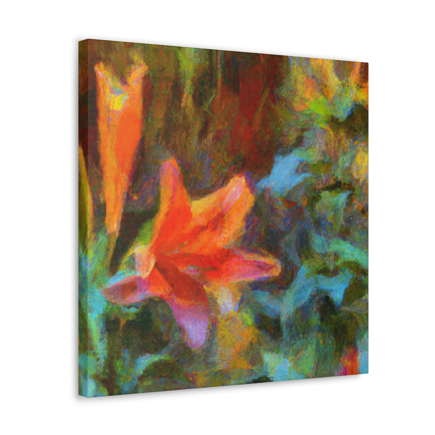 Lilies in Impressionism - Canvas