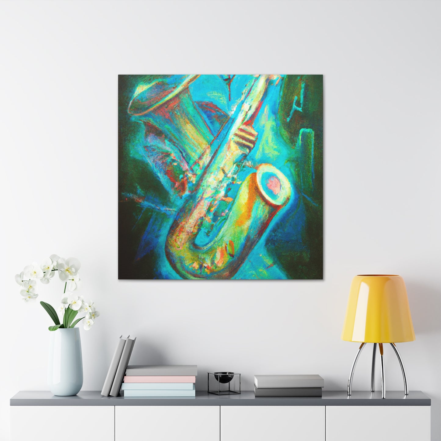 Saxophone in a Dream - Canvas