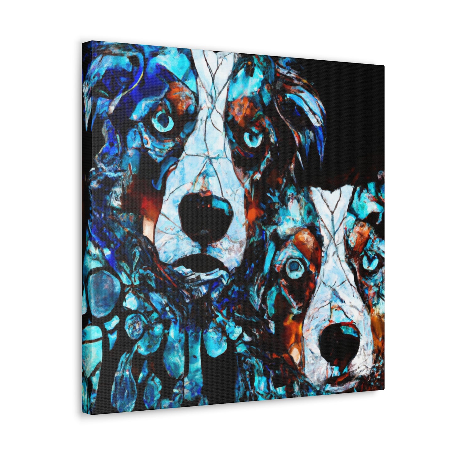 "Australian Shepherds Rejoice" - Canvas