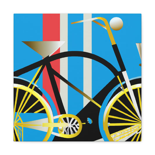 Bicycling Through Deco - Canvas