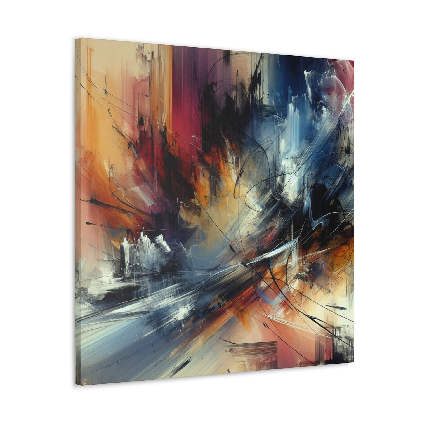 Rhythmic Torrential Symphony - Canvas