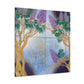 "Lilac in Monet Style" - Canvas