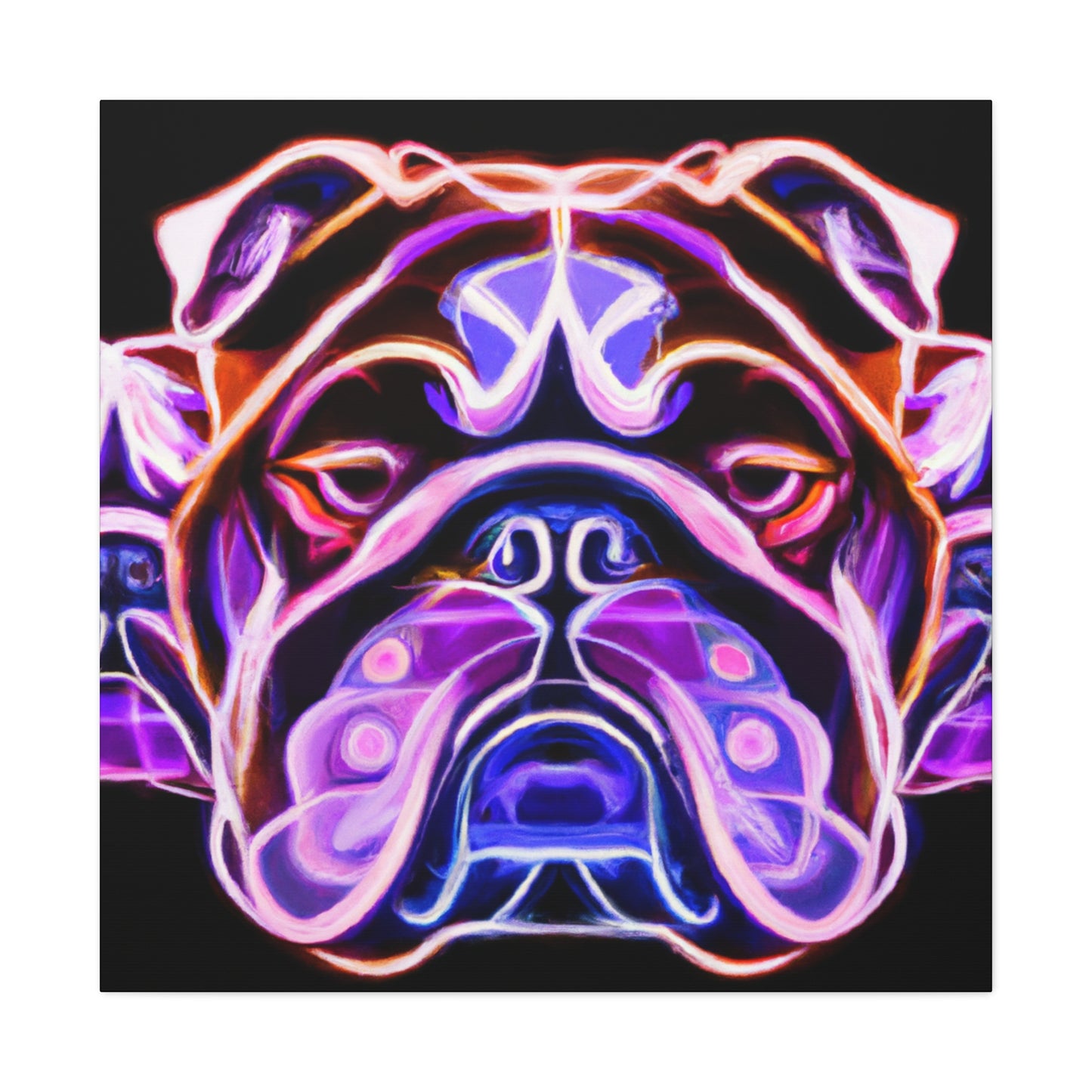 "Regal English Bulldog" - Canvas