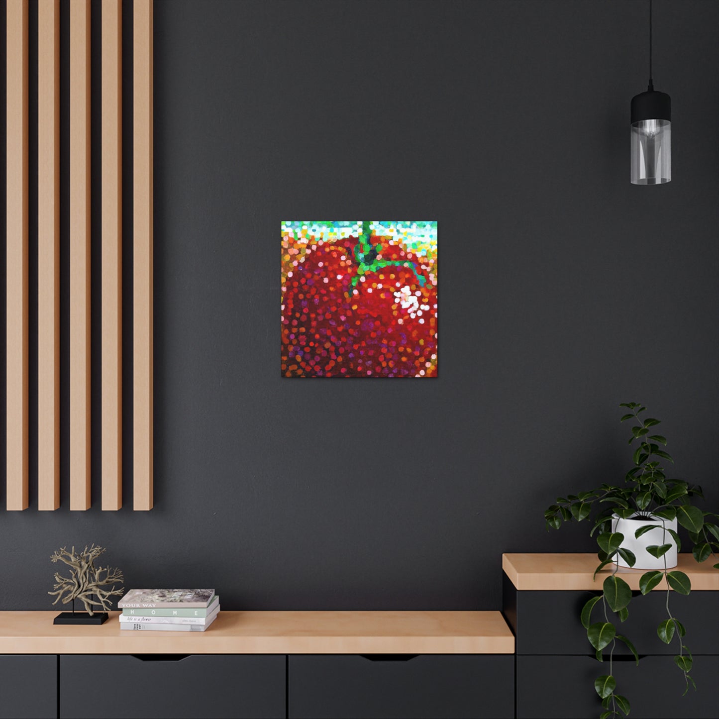 Tomato Pointillism Dream - Canvas