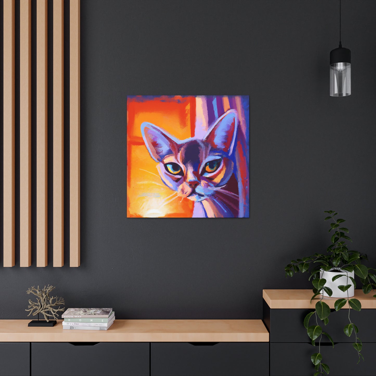 "Abyssinian Art Deco Dream" - Canvas