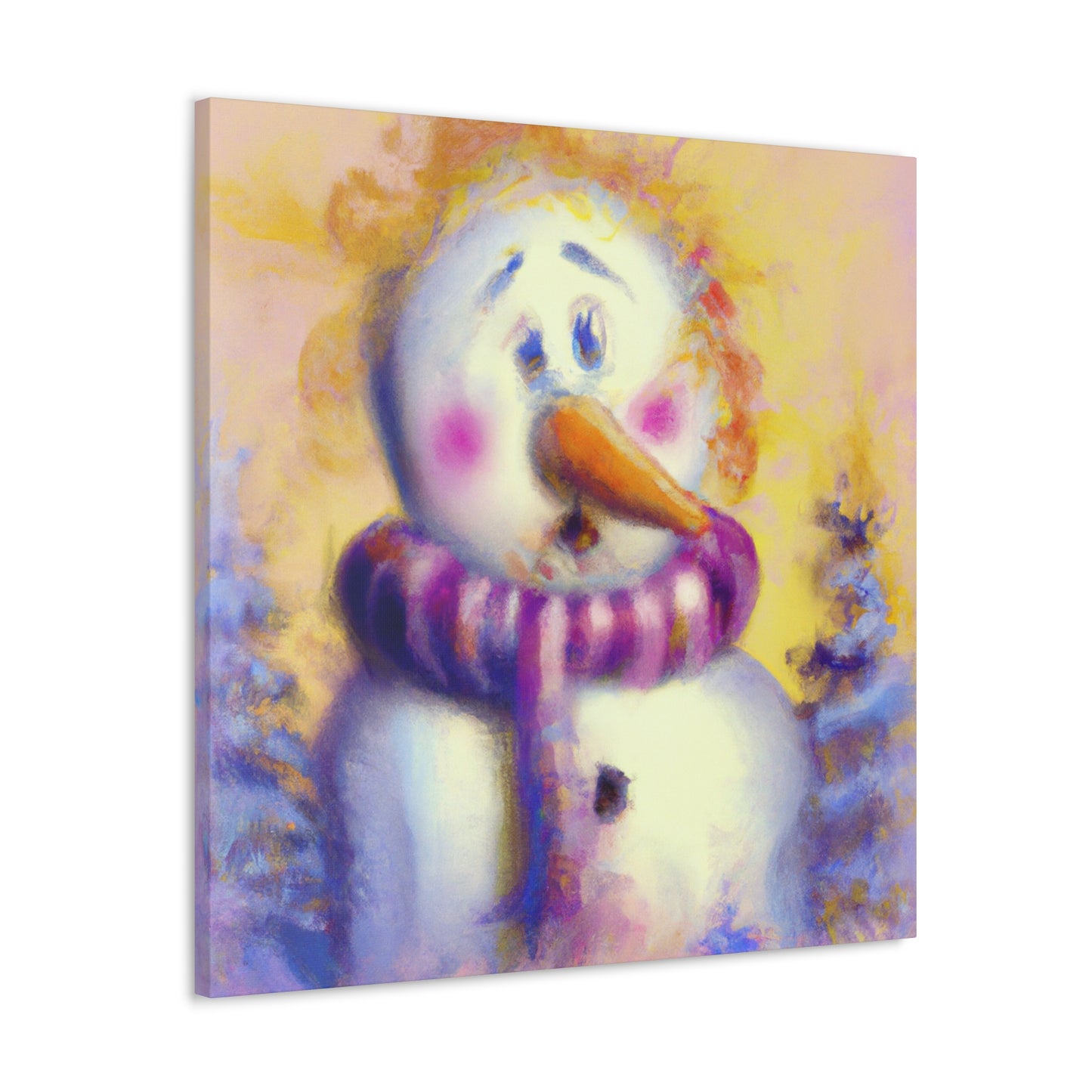 "Snowman in Surreality" - Canvas