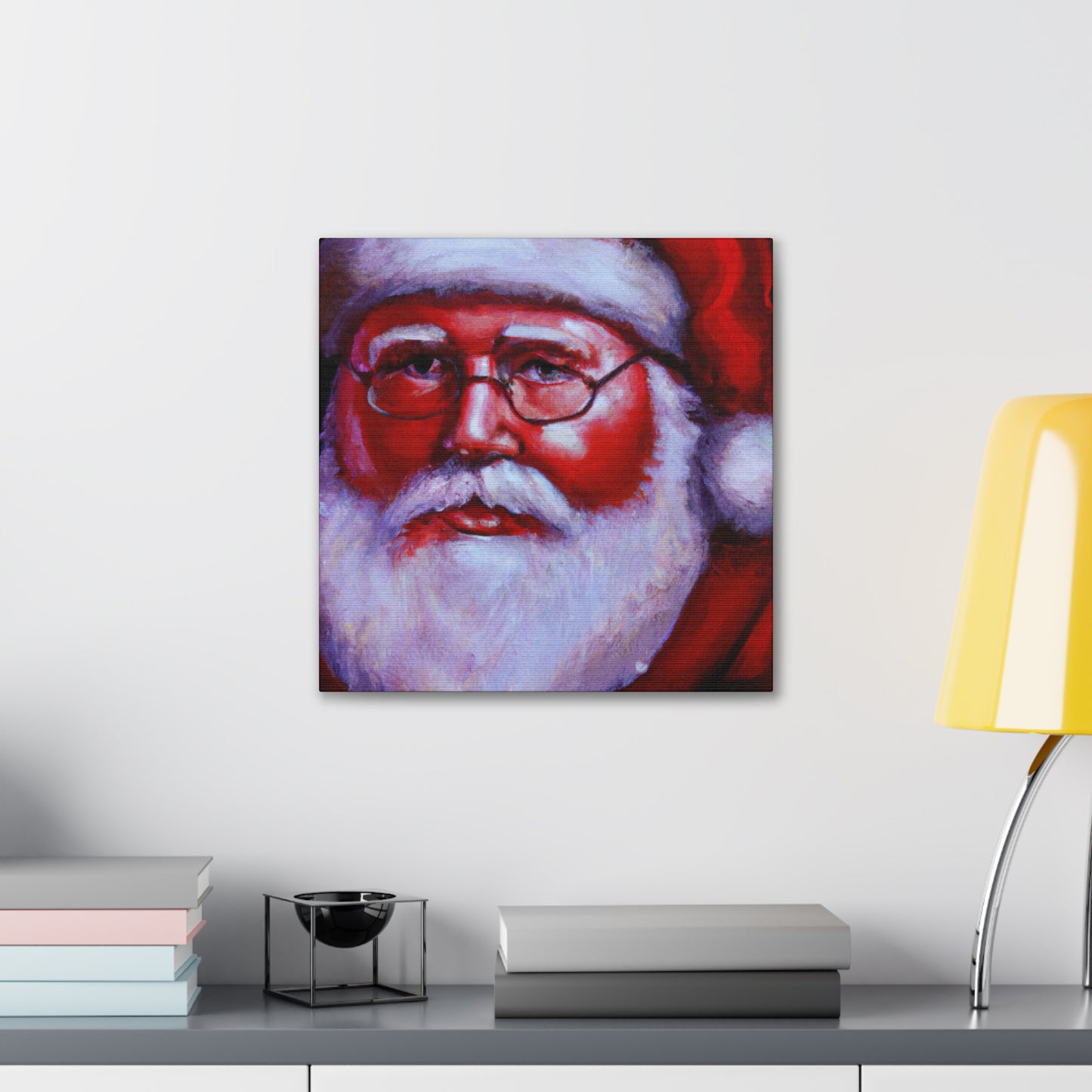 Santa Comes To Town - Canvas