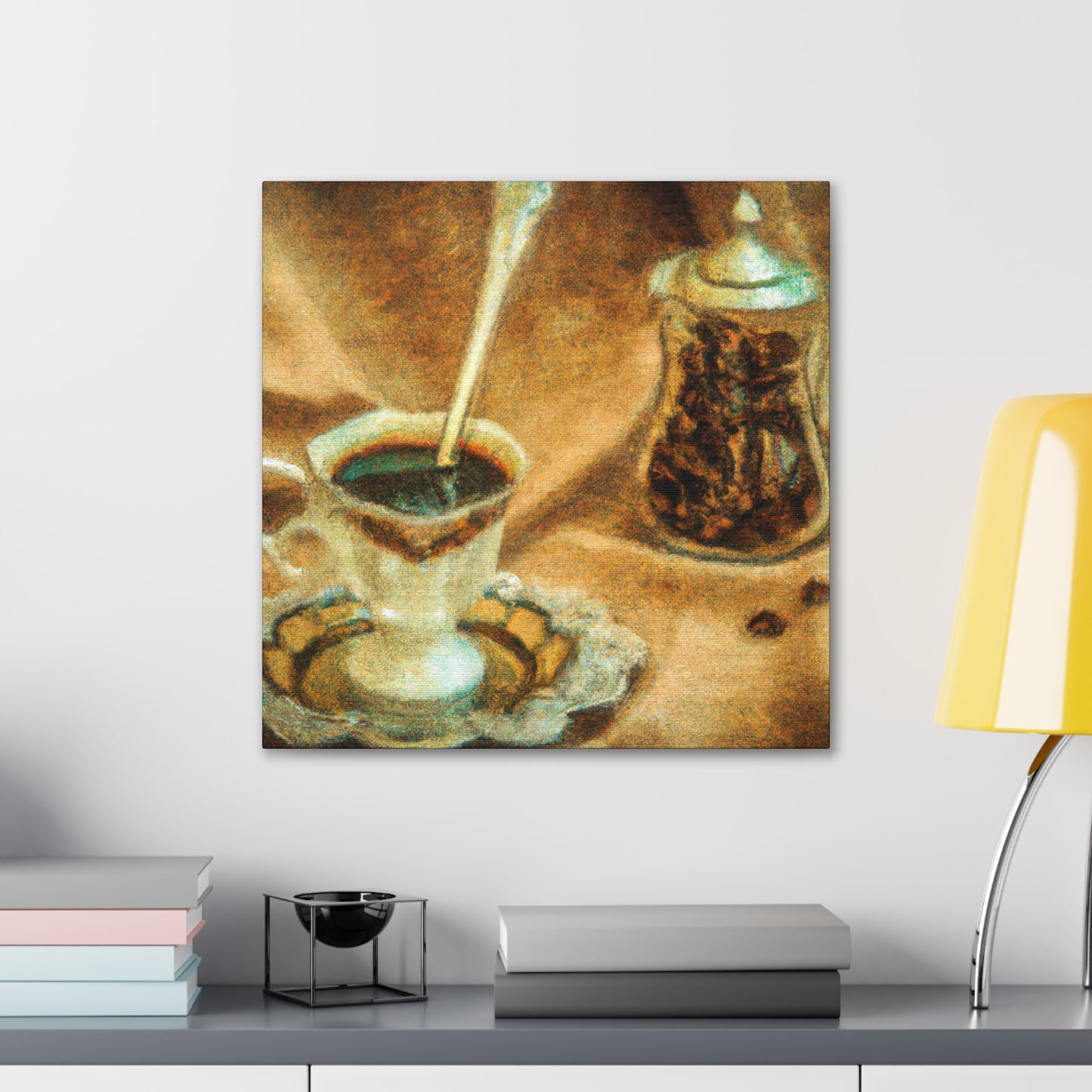 "Coffee in Baroque Style" - Canvas