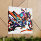 Motorcycle in Motion - Canvas