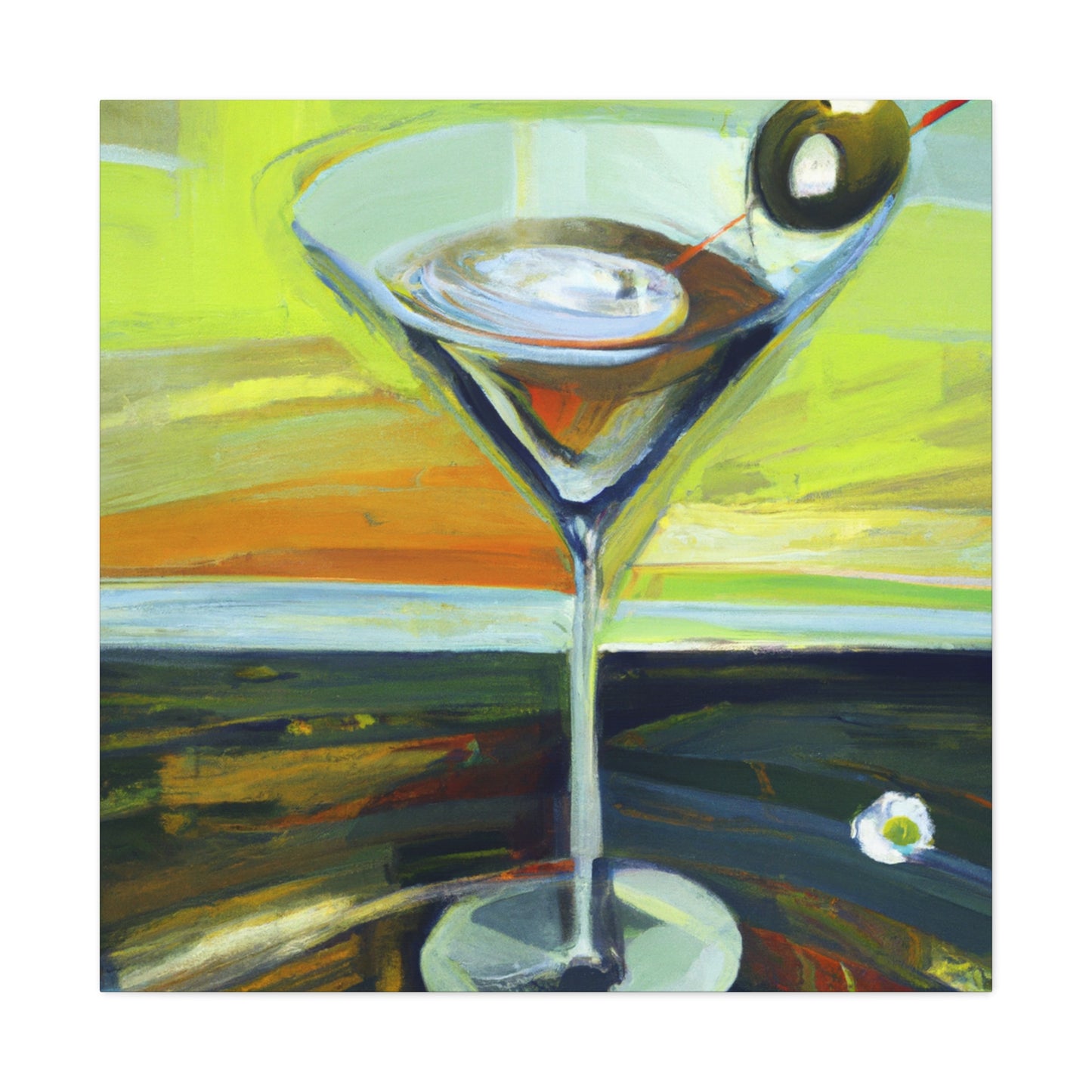 Martini Landscape Splendor - Canvas