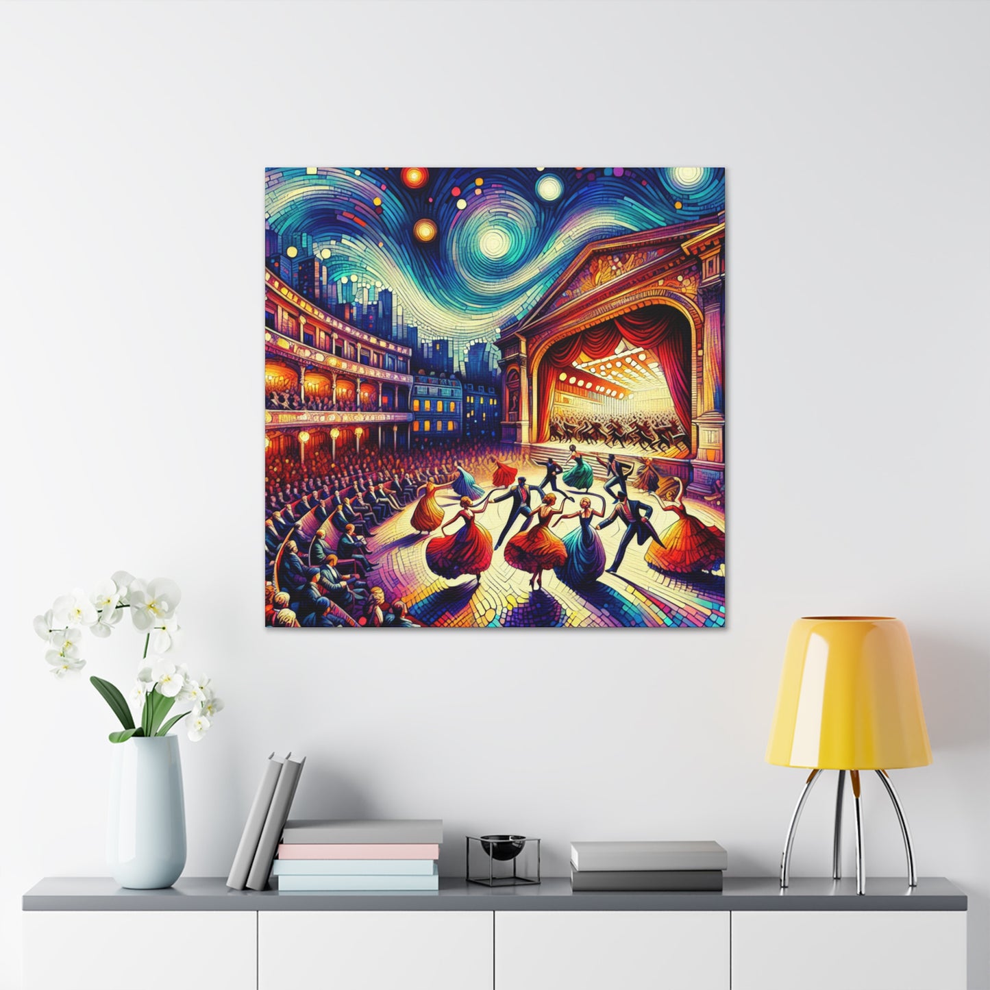 "Harmony of Melodic Colors" - Canvas