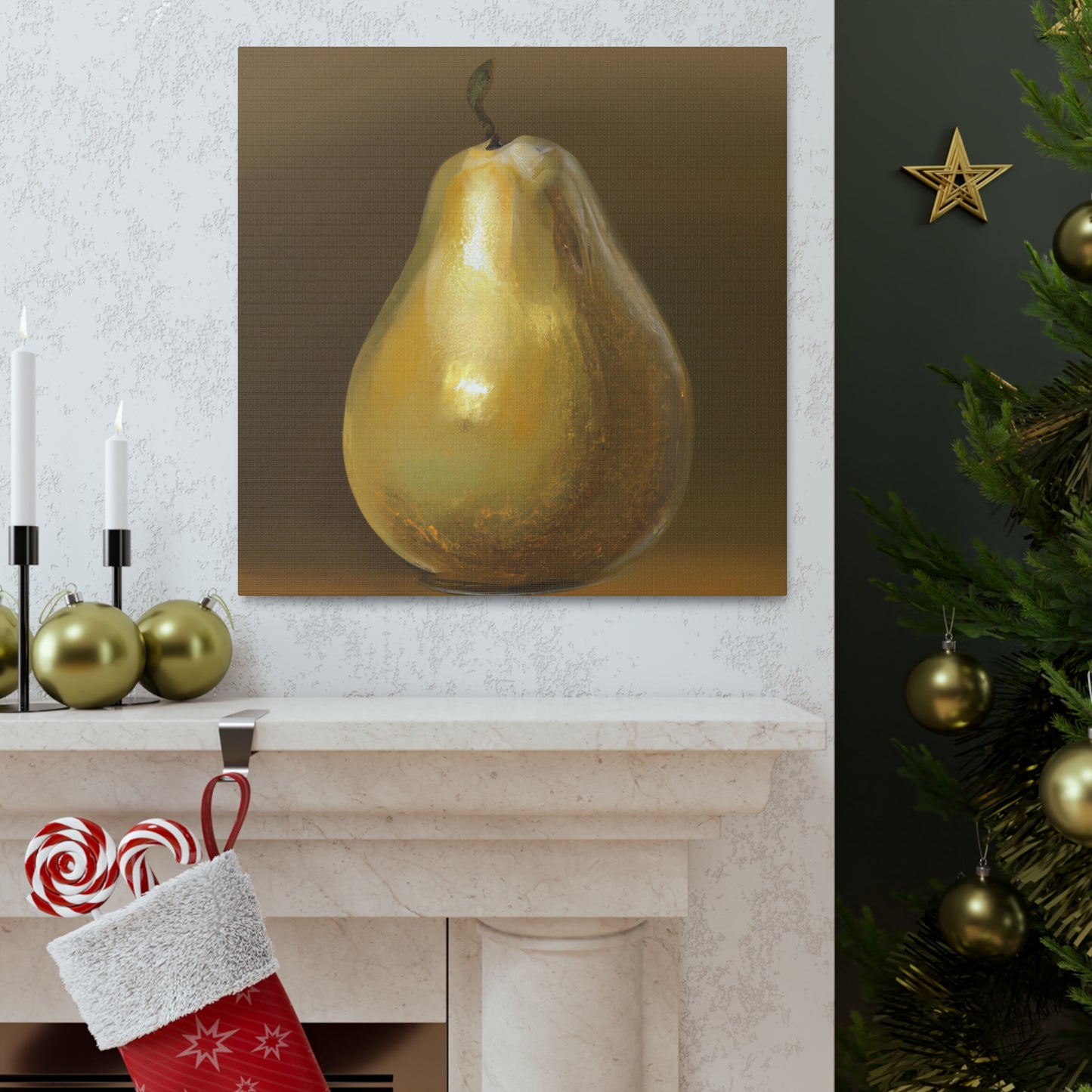 "Pear of Neoclassicism" - Canvas