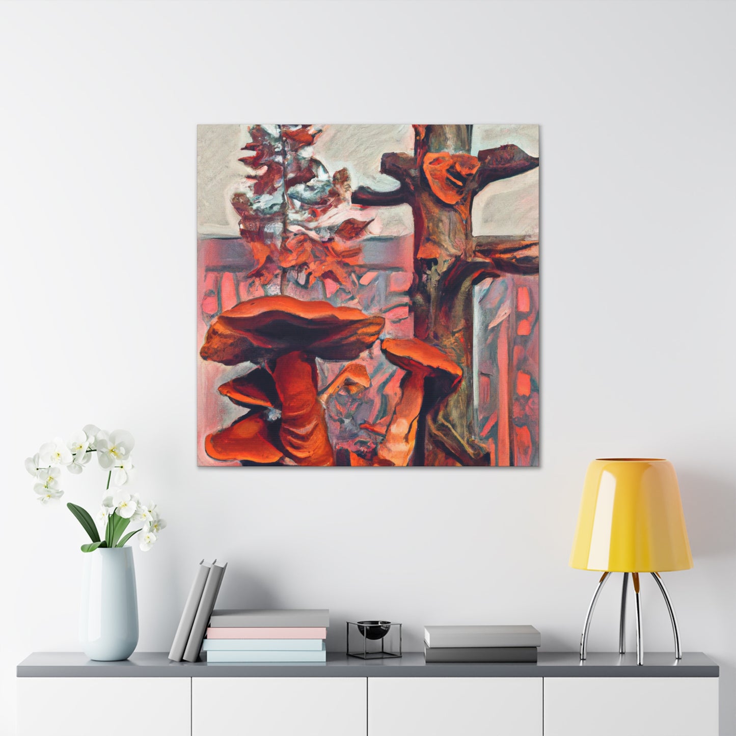 Reishi in Moonlight Glow - Canvas