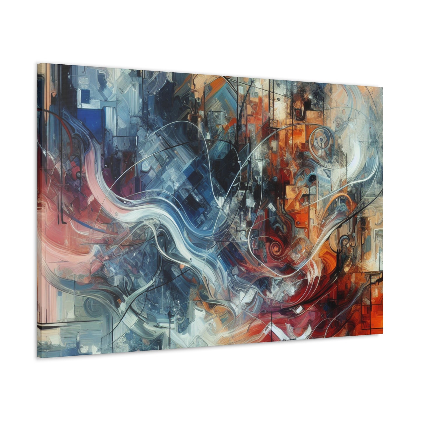 "Whirling Depths Unveiled" - Canvas