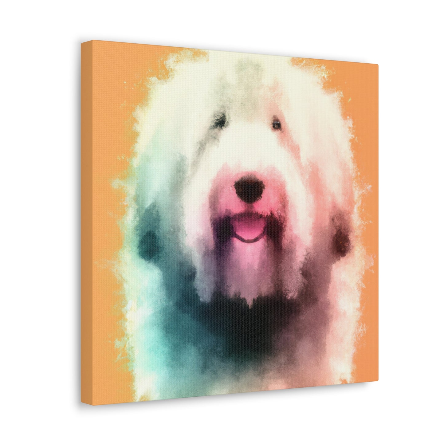 Old English Sheepdog Joy - Canvas