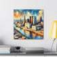 "Enchanting Columbus Mist" - Canvas