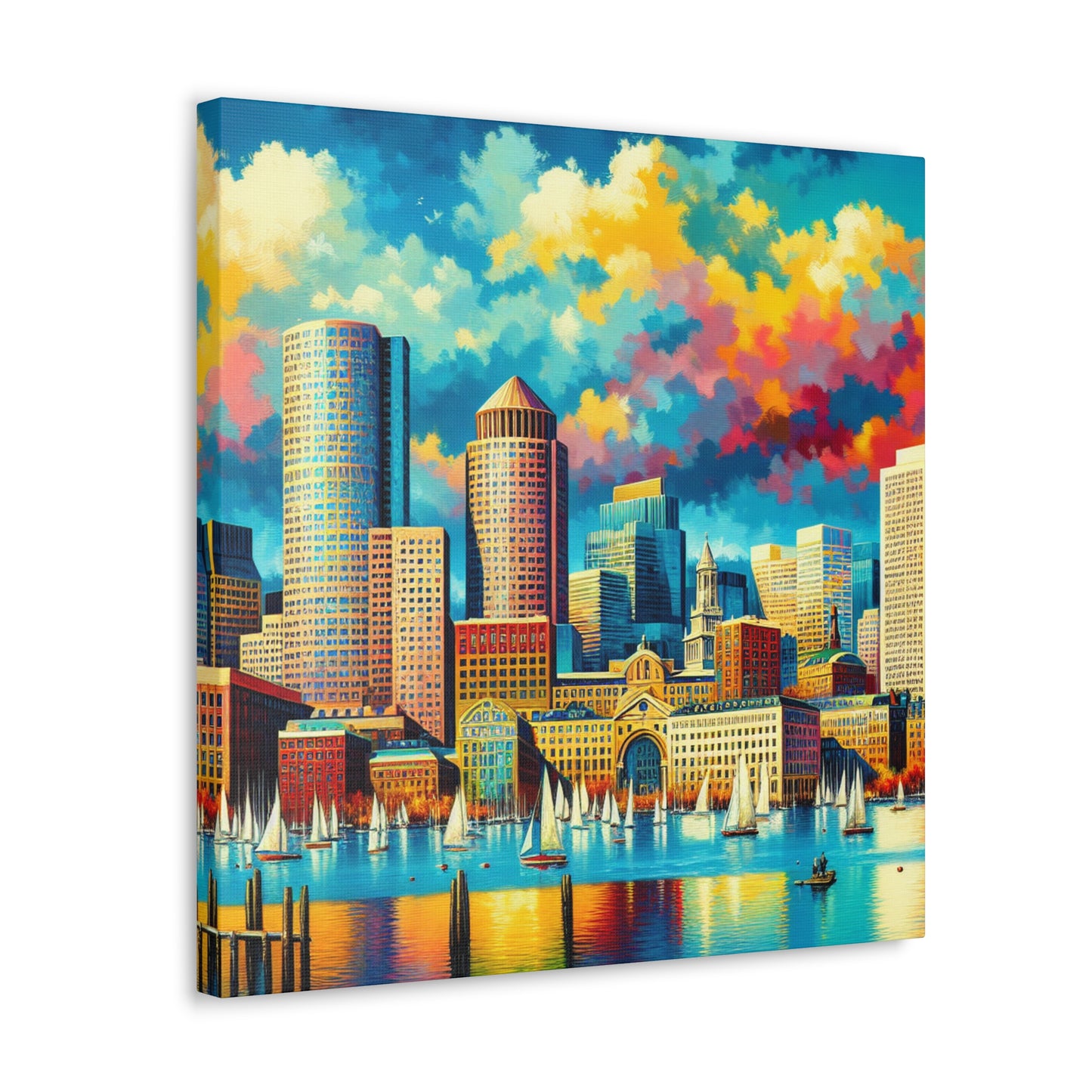 "Infinite City Horizons" - Canvas