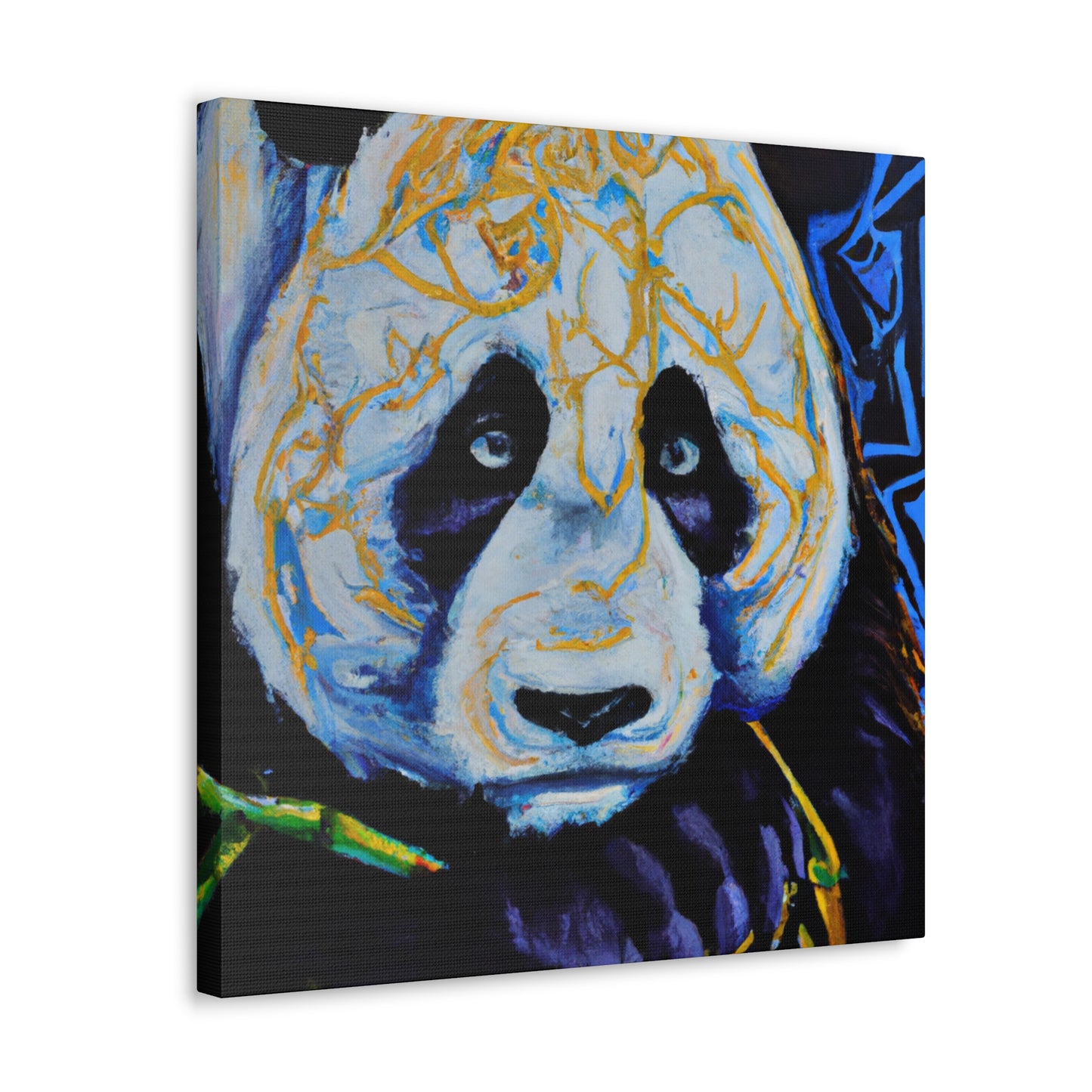 Panda in Neon colors - Canvas