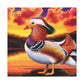 Mandarin Duck Surreality - Canvas