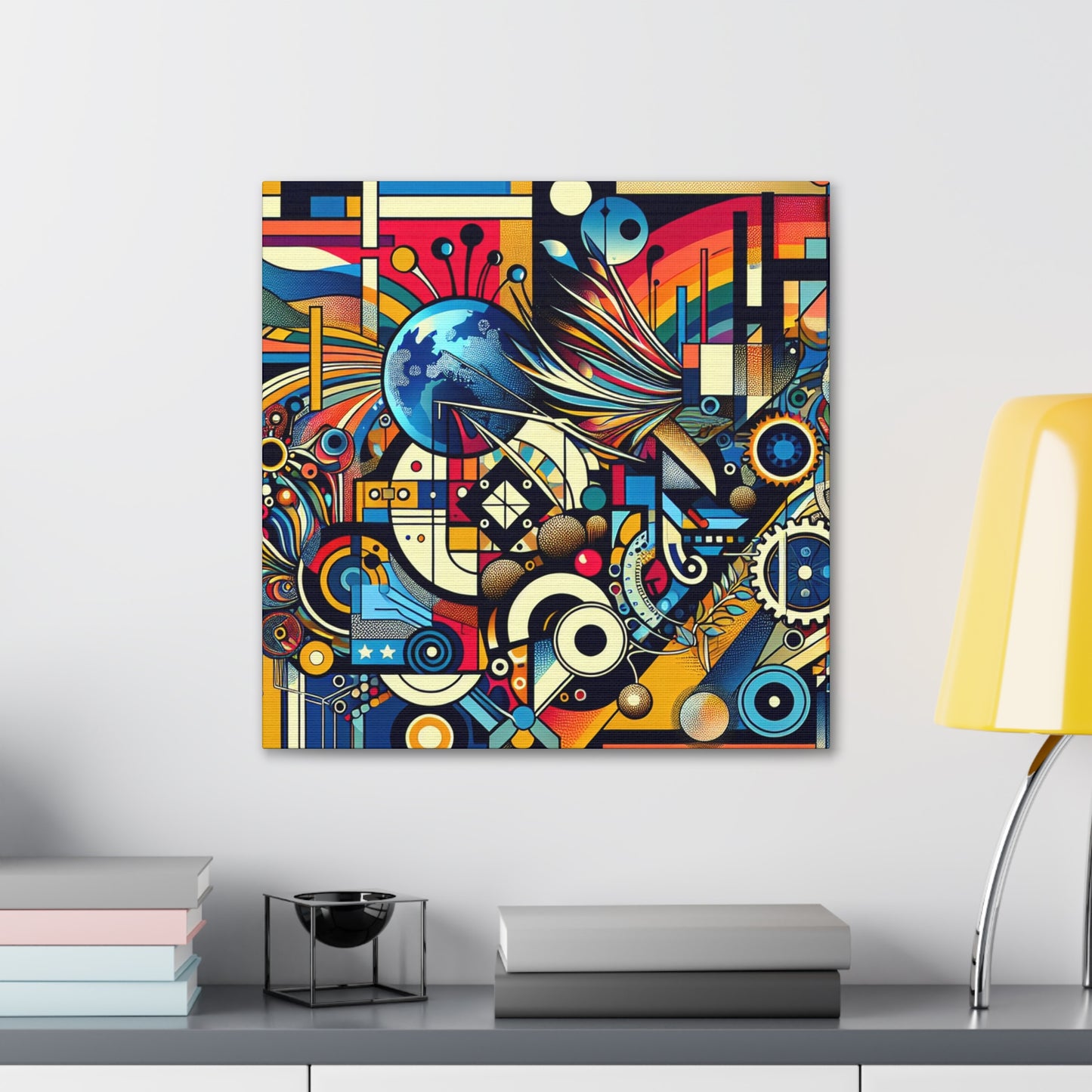 Vivid Canvas Reverie - Canvas