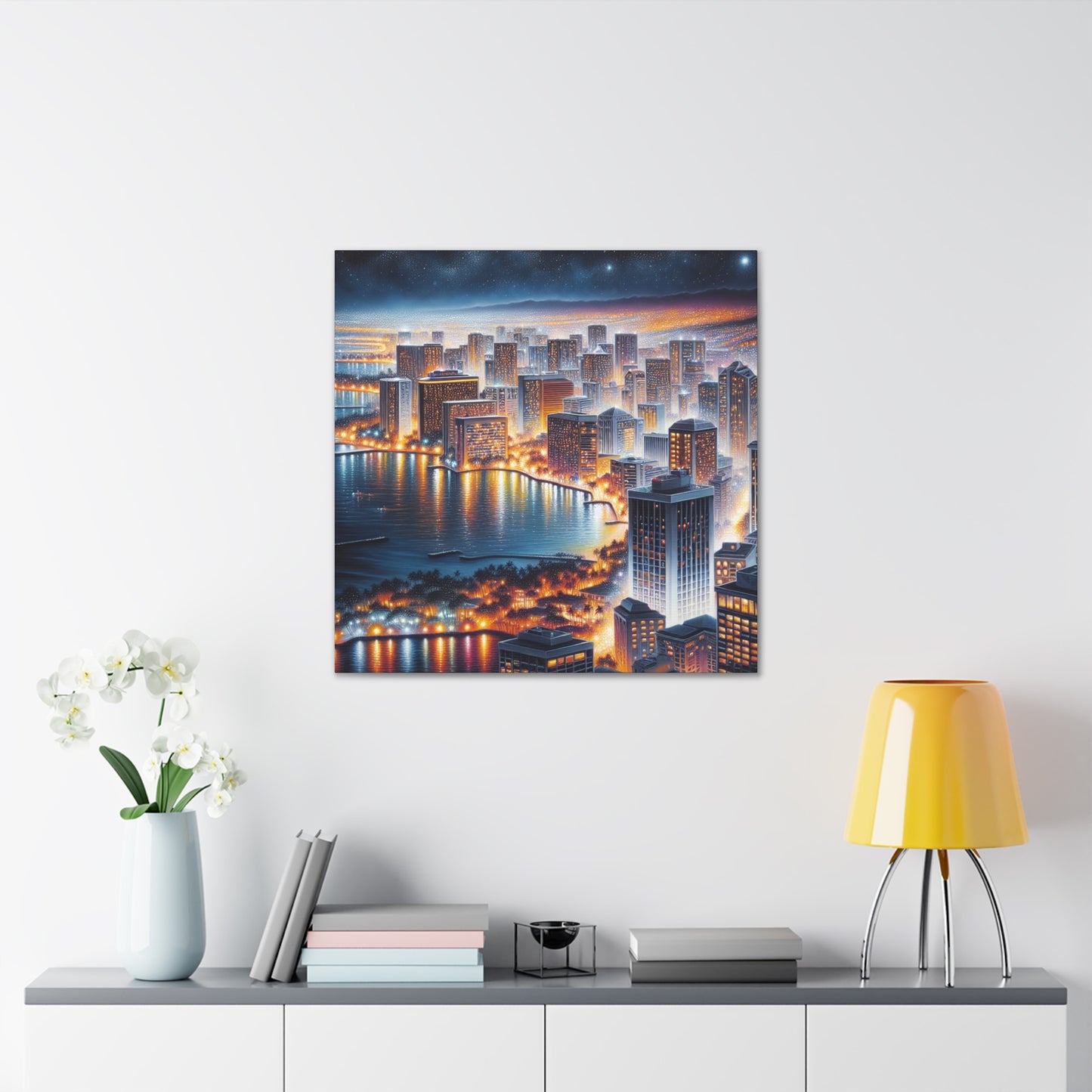 "Heavenly Honolulu Hues" - Canvas