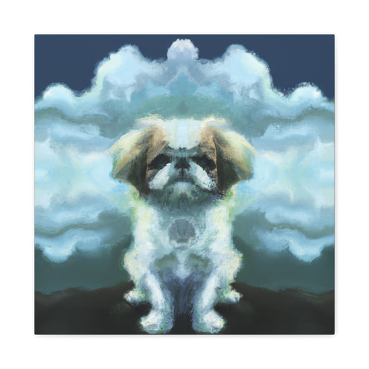 "Pekingese in Wonderland" - Canvas