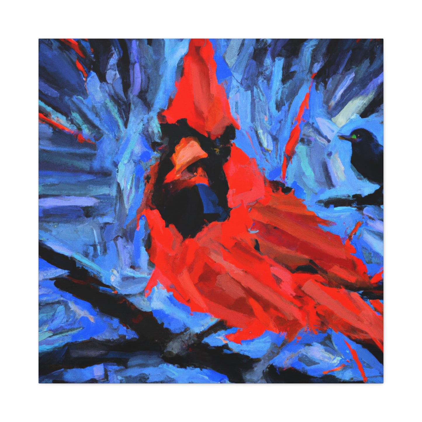 The Cardinal's Brilliance - Canvas