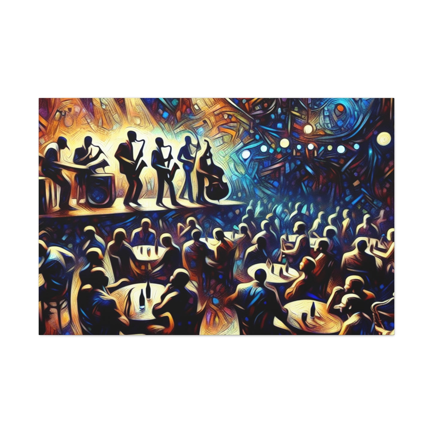 "Midnight Melodies Unleashed" - Canvas