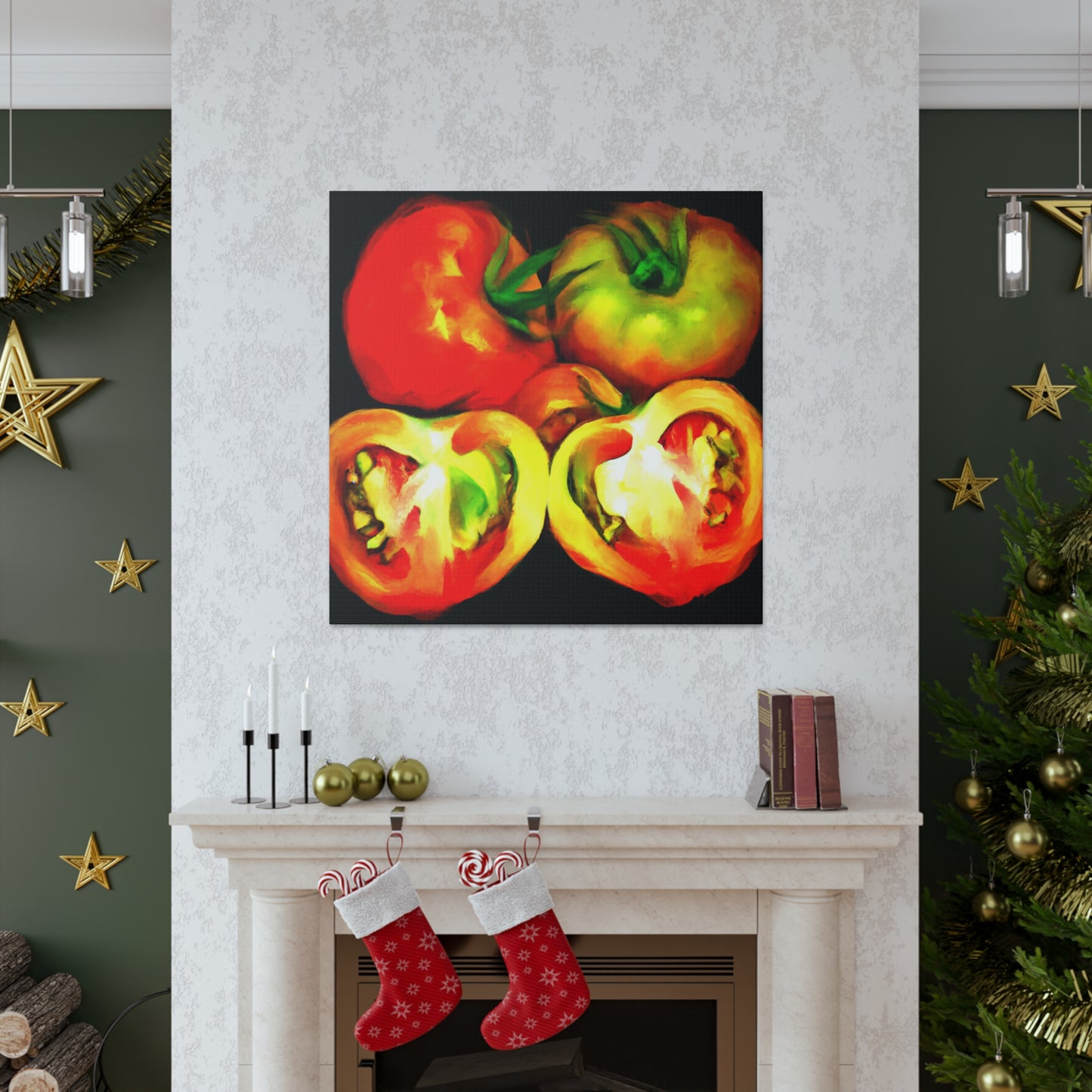 Tomato Temptation Unleashed - Canvas