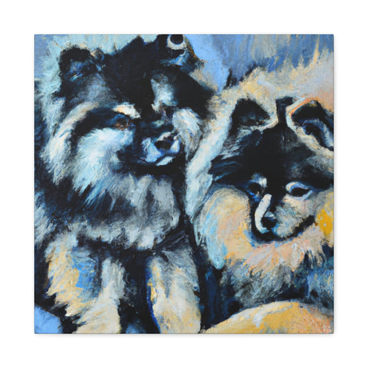 Keeshond in Splendor - Canvas