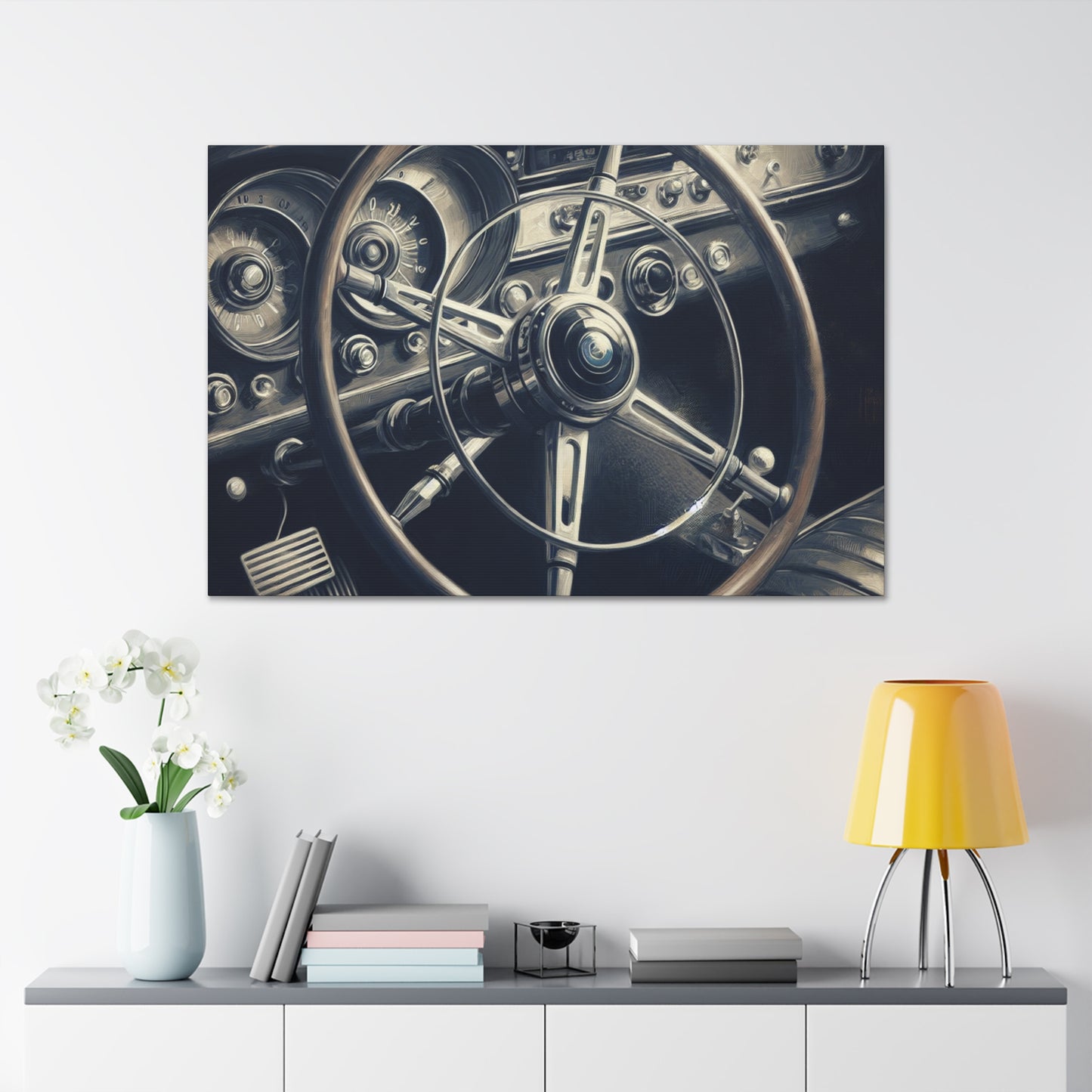 Timeless Automotive Elegance - Canvas