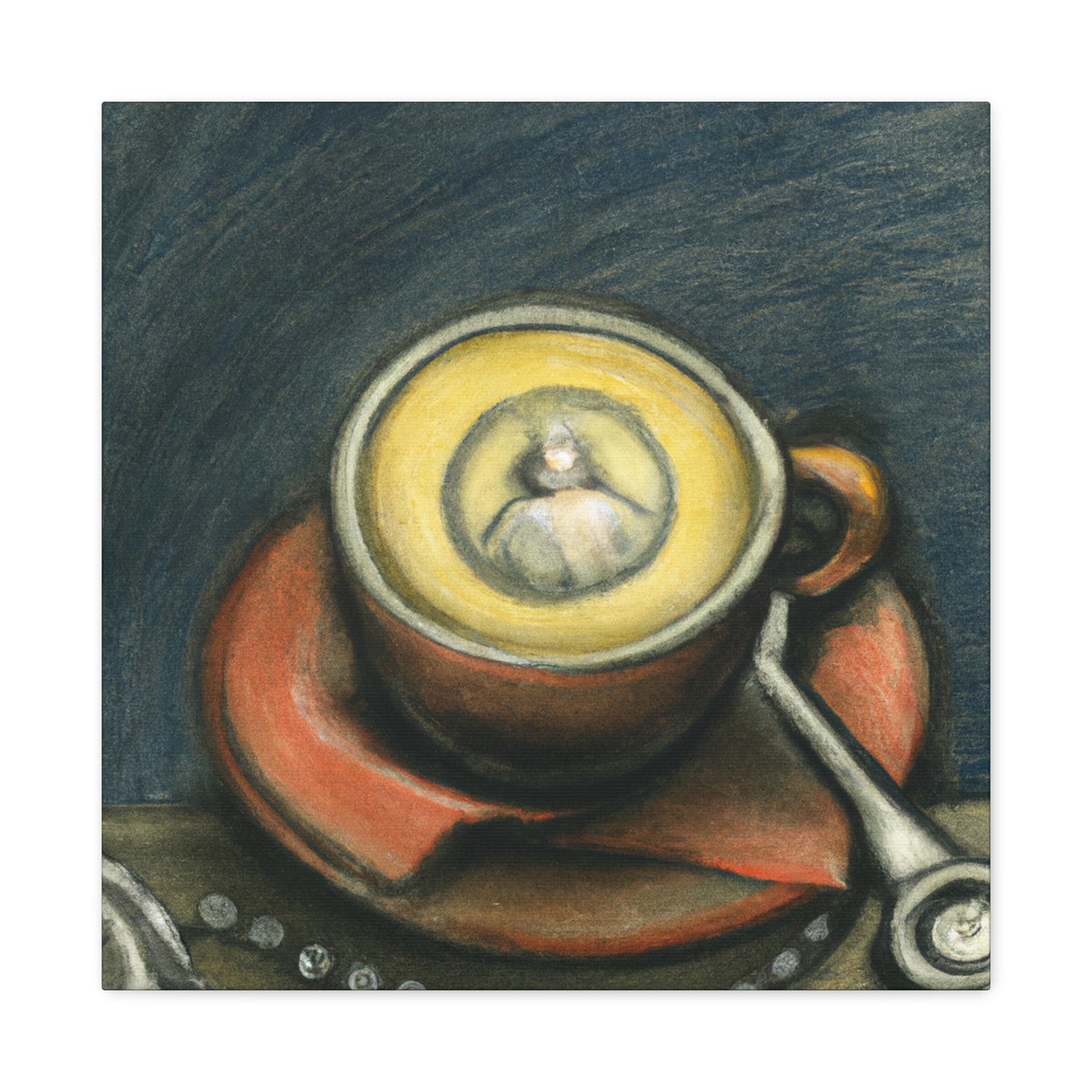 Cappuchino in Steampunk - Canvas