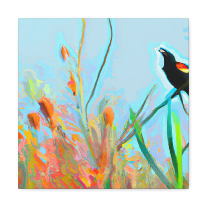 Red-Winged Blackbird Dance - Canvas