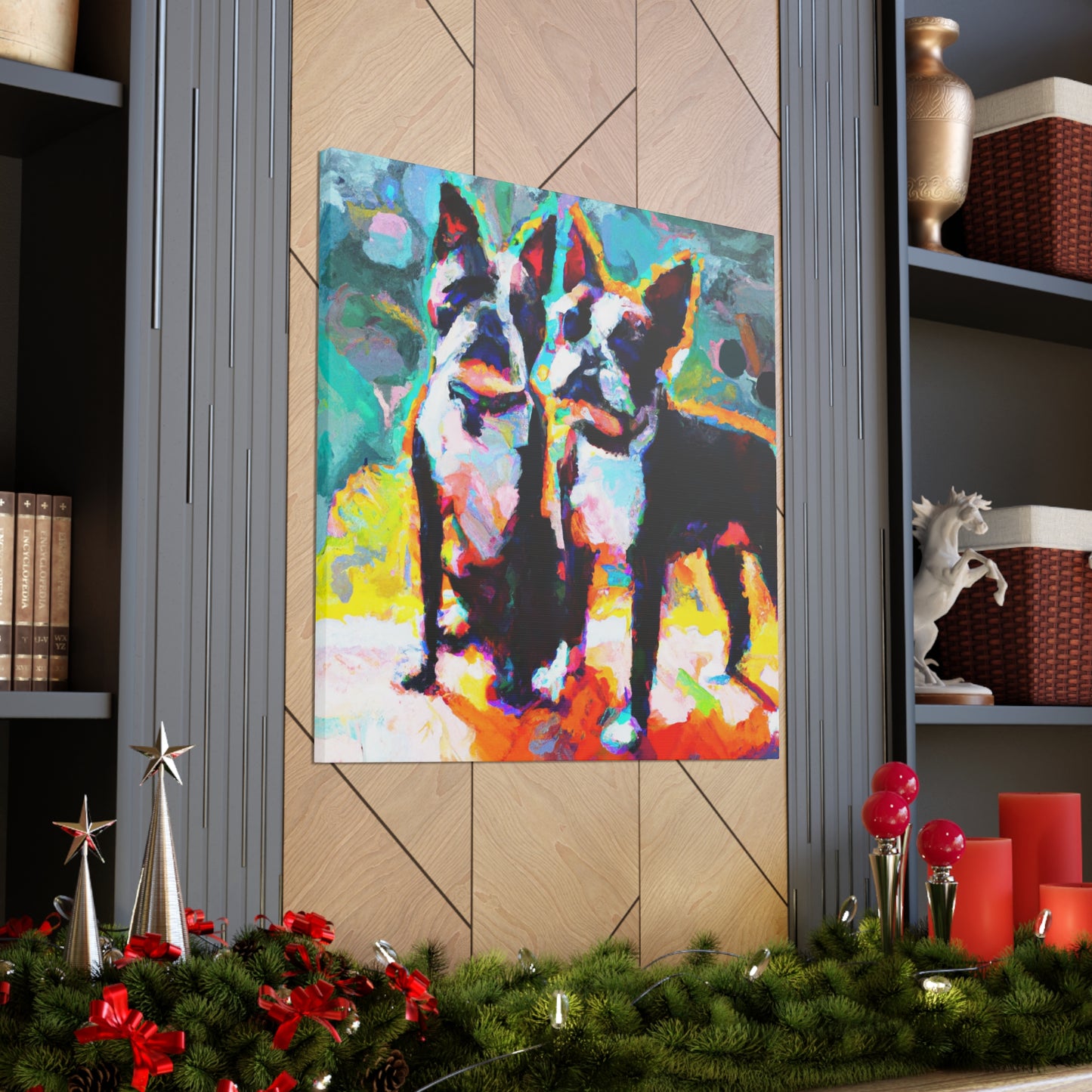 Boston Terrier Impression - Canvas