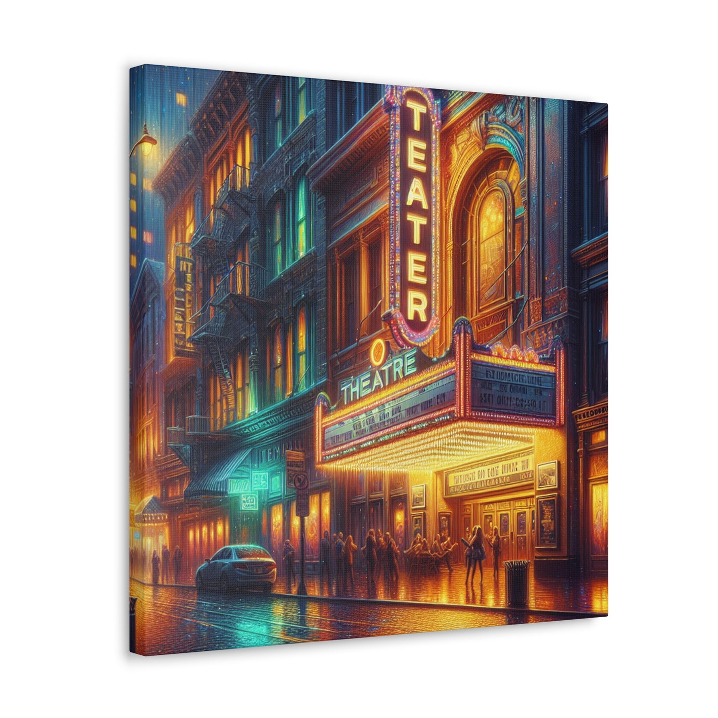 City of Illusions - Canvas