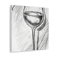 "Wine Glass Splendor" - Canvas