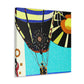 Parasailing Under Moonlight - Canvas